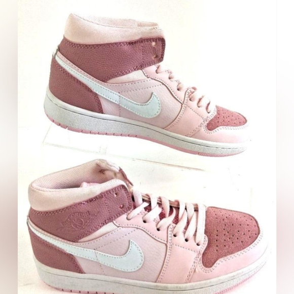 Jordan Shoes - Jordan 1 Mid Digital Pink Women’s Sneakers Size 7 Pre-owned Good Condition
